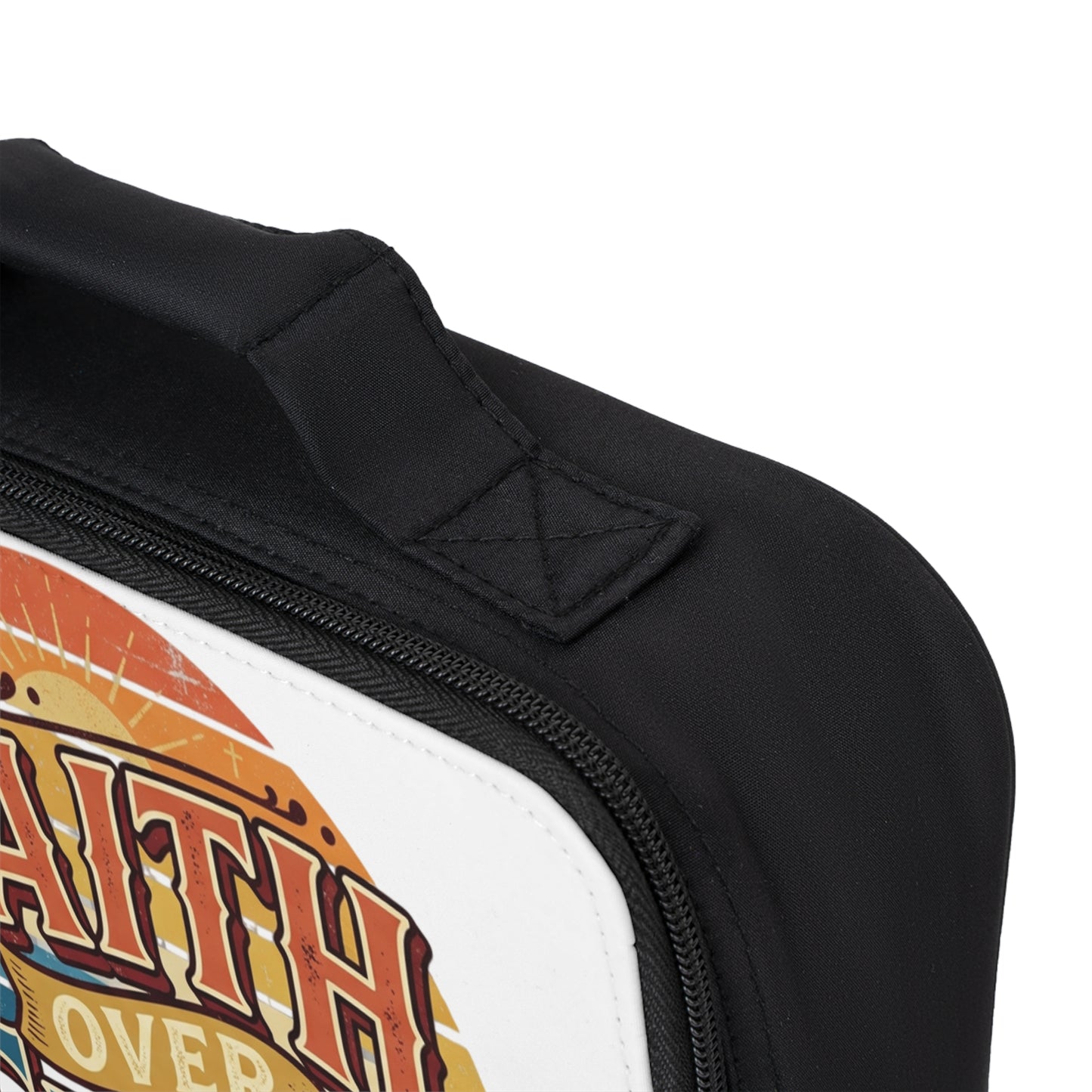 Faith Over Fear Insulated Lunch Bag – Christian Inspirational Lunchbox