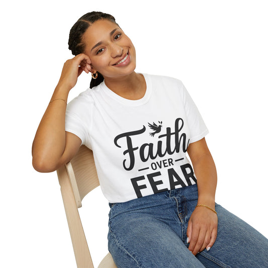 Faith Over Fear T-Shirt — Isaiah 41:10 Christian Inspirational Tee