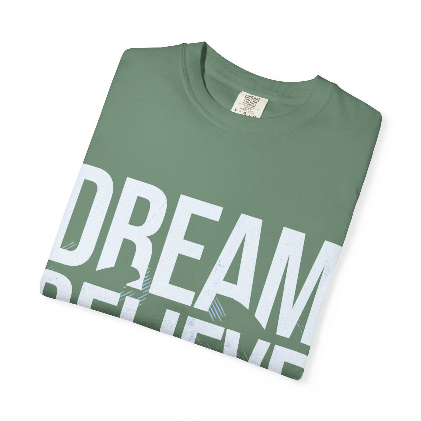 Dream Believe Inspire T-Shirt — Minimal Inspirational Graphic Tee