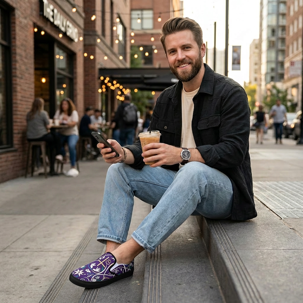 Men's Slip-On Canvas Shoes