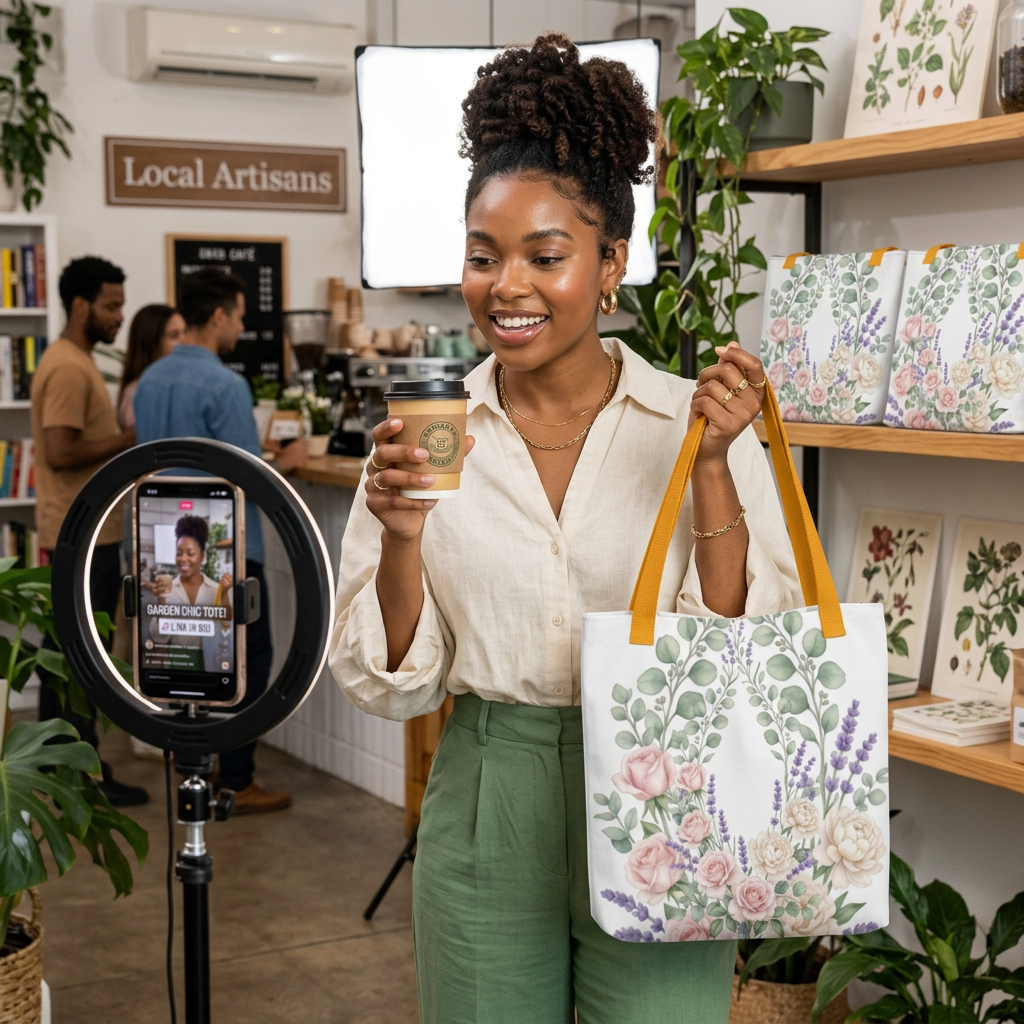 All-Over Print Tote Bag